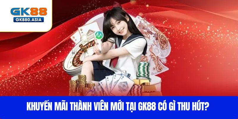 Khuyến mãi thành viên mới tại GK88 có gì thu hút?