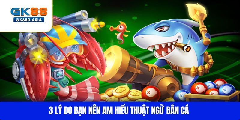 3 lý do bạn nên am hiểu thuật ngữ bắn cá